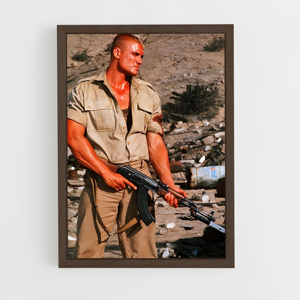 Poster Commandant d'Acier – affiche Kyokushin (vue 5)